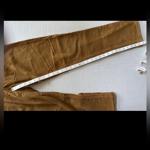 Patagonia Organic Cotton Corduroy Pants Mustard Tan Women's Size 27 - Picture 11 of 13